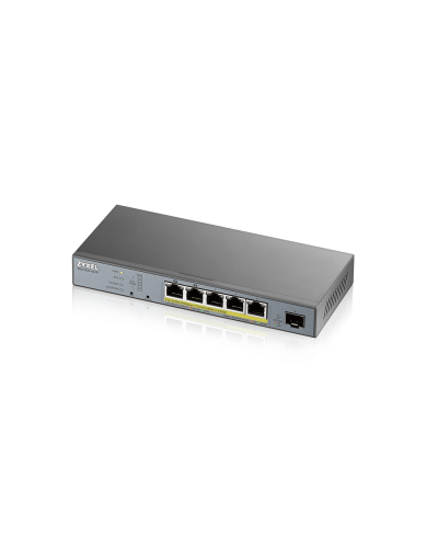 GS1350-6HP-EU0101F. L2 коммутатор PoE+ для IP-видеокамер. ZYXEL в Грозном