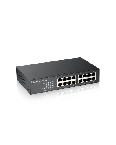 GS1100-16-EU0103F. Коммутатор 16xGE, rack 19, бесшумный. ZYXEL в Грозном