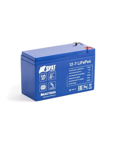 Skat i-Battery 12-7 LiFePo4 (645). Li-Ion аккумулятор. Бастион в Грозном