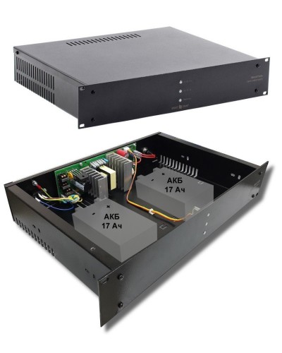 СКАТ-1200И7 RACK (СКАТ ИБП-12/5-2x17-RACK) (2142). Источник вторичного электропитания резервированный. Бастион в Грозном
