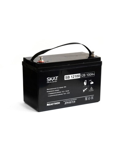 SKAT SB 12100 (2542). Аккумулятор герметичный свинцово-кислотный. Бастион в Грозном