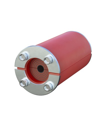 Проходка круглая, нержавеющая, D50х70 мм для кабелей D10-30 мм (DXF3114): Проходка круглая, нержавеющая в Грозном