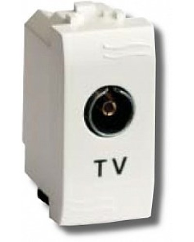 Розетка TV проходная Brava 1 модуль слоновая кость (75581S): Розетка TV в Грозном