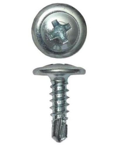 Саморез с пресс-шайбой 4.2х51 со сверлом (100 шт) (CM274051). Саморез с пресс-шайбой. ДКС в Грозном