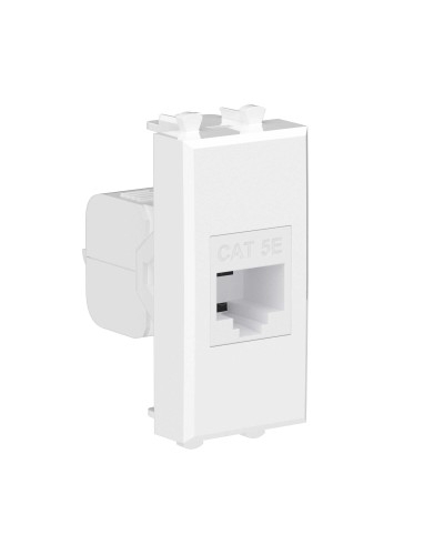 Розетка RJ-45 Avanti 1 модуль белое облако (4400661): Розетка компьютерная, без шторки модульная, кат.5е в Грозном