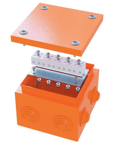 Коробка FS 150х150х80 4P (FSB30404): Коробка ответвительная огнестойкая стальная в Грозном