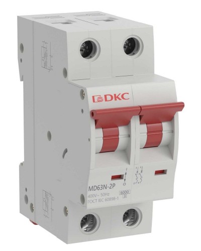 YON max MD63N 2P 20А 6кА C (MD63N-2PC20). Автоматический выключатель. ДКС в Грозном