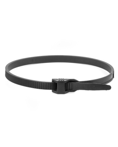 Хомут 9x180 P6.6 черный (100шт) (26501SR): Хомут с плоским замком в Грозном