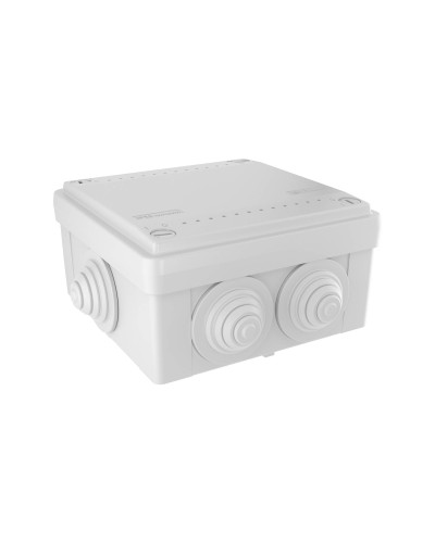 Коробка ответвительная с кабельными вводами IP55, 100х100х50 (53801). Коробка ответвительная. ДКС в Грозном