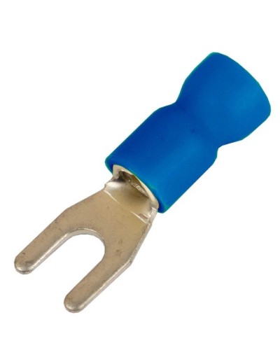 Наконечник вилочный НВИ 1,5-2,5 М8 (D8,4мм) (100 шт) (2B18P-EE-PVC). Наконечник вилочный с изолированным фланцем ПВХ. ДКС в Грозном