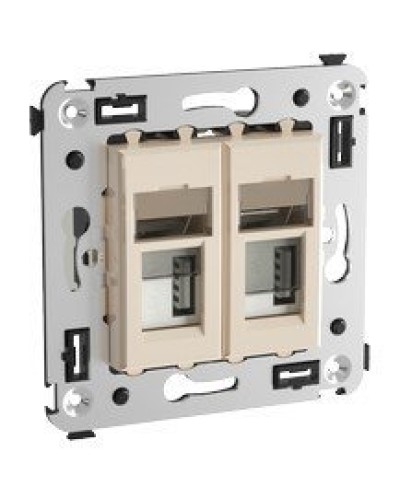 Розетка USB в стену Avanti ванильная дымка (4405543). Розетка USB. ДКС в Грозном