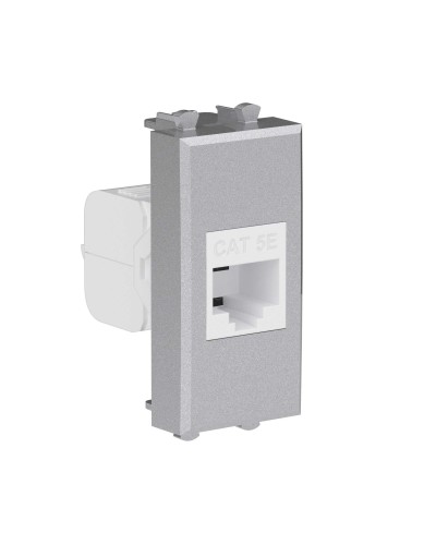 Розетка RJ-45, кат.5E, Avanti, 1 модуль, закаленная сталь (4404661): Розетка компьютерная модульная в Грозном