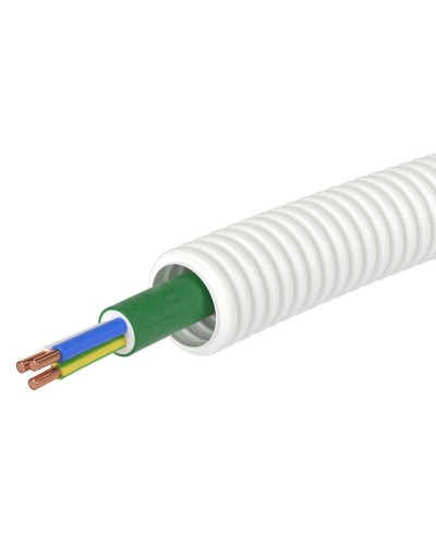 Труба ПЛЛ D20 + ППГнг(А)-HF 3х1,5 (ГОСТ+) (8L82050HF). Гофрошланг с кабелем. ДКС в Грозном