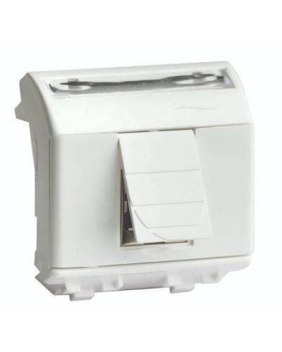 Розетка RJ-45 Brava 2 модуля слоновая кость (75655S): Розетка компьютерная с двумя разъёмами в Грозном