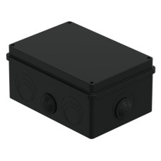 Коробка JBS210 210х150х100, 8 вых., IP55, черная (44016BL-1). Коробка монтажная. Экопласт