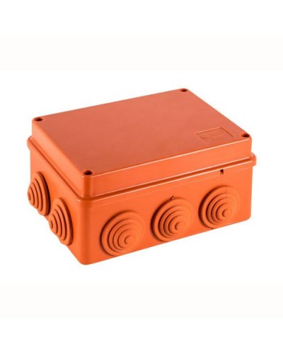 Коробка JBS150 150х110х70, 10 вых., 10P (0,15...2,5мм²) (43089HF). Коробка монтажная, огнестойкая, без галогена. Экопласт в Грозном