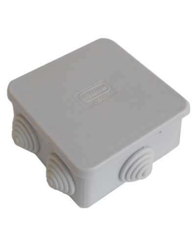 Коробка JBS080 85х85х40, 6 вых, IP44, серая (44006). Коробка монтажная. Экопласт в Грозном