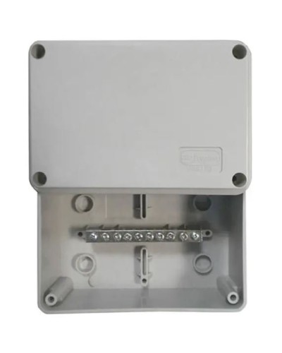 Коробка (КУП) JBS120 120х80х50, 6 вых, IP55 (44008KP). Коробка уравнивания потенциалов (КУП), 6х9мм, 8 зажимов. Экопласт в Грозном