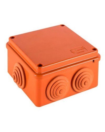 Коробка JBS100 100х100х55, 6 вых., 8P (1,5-6мм²) (43487HF): Коробка монтажная, огнестойкая, без галогена в Грозном