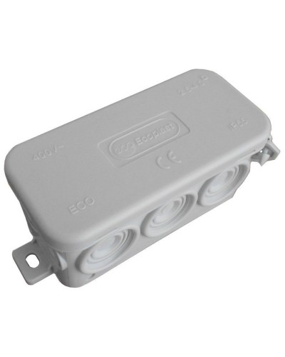 Коробка JBL090 90х42х40, 10 вых., IP55, белая (44055W-1). Коробка монтажная. Экопласт в Грозном