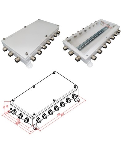 КМ IP66-2040. Коробка монтажная электротехническая. Гефест в Грозном