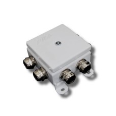 КМ-О (12к)-IP66-120х120, шесть вводов: Коробка монтажная огнестойкая