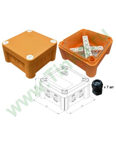 КМ-О-1212(П)(18к)-IP66(П6-12): Коробка монтажная огнестойкая в Грозном