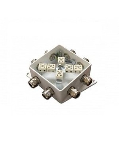КМ-О (12к*10,0)-IP66-120х120, три ввода: Коробка монтажная огнестойкая в Грозном