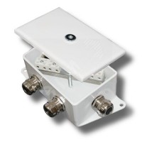КМ-О (10к)-IP66-d, два ввода: Коробка монтажная огнестойкая