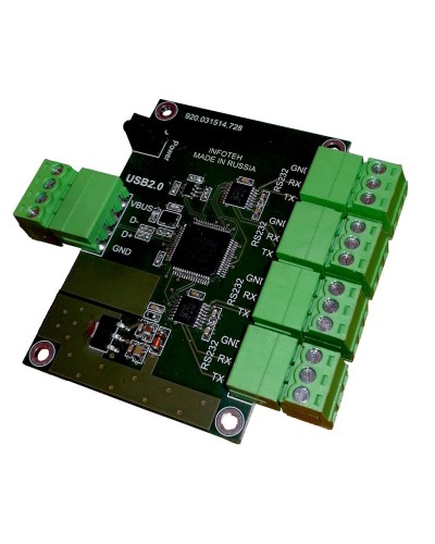 AVT-USB/4RS232. Промышленный преобразователь USB в RS-232. Инфотех в Грозном