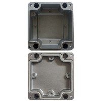 МКС Мороз, глухая, IP66/IP68, серый. Коробка коммутационная металлическая. Магнито-Контакт