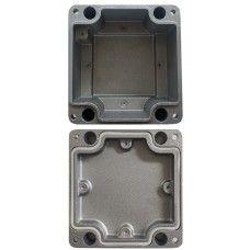 МКС Мороз, глухая, IP66/IP68, серый. Коробка коммутационная металлическая. Магнито-Контакт