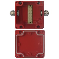 МКС Мороз, 2МВК, IP66/IP68, красный. Коробка коммутационная металлическая. Магнито-Контакт