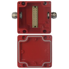МКС Мороз, 2МВК, IP66/IP68, красный. Коробка коммутационная металлическая. Магнито-Контакт