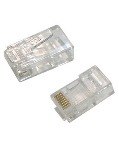 RJ-45 джек (8P8C) (100 шт). Разъем RJ-45. Прочие зарубежные в Грозном
