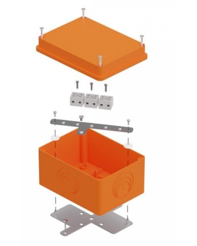 Коробка огнестойкая 150х110х90 E15-E120 для о/п (40-0351-FR2.5-6). Коробка огнестойкая для открытой установки. Промрукав в Грозном