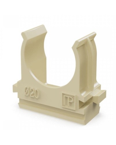 Крепёж-клипса для труб АБС-пластик сосна D20 (100 шт) (PR13.0049). Крепление для труб ПВХ. Промрукав в Грозном