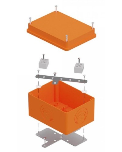Коробка огнестойкая 150х110х90 E15-E120 для о/п (40-0351-FR10.0-4). Коробка огнестойкая для открытой установки. Промрукав в Грозном