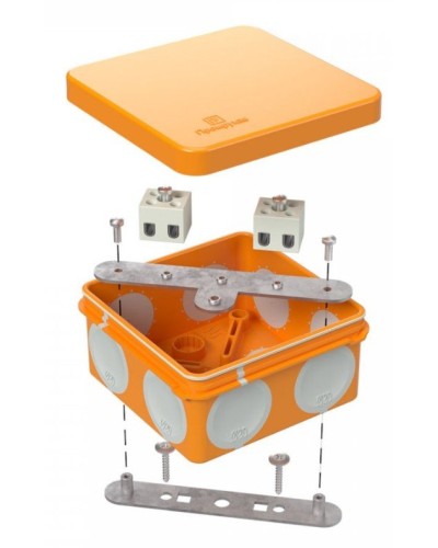 Коробка огнестойкая 80х80х40 (60-0210-FR2.5-6). Коробка огнестойкая для открытой установки. Промрукав в Грозном