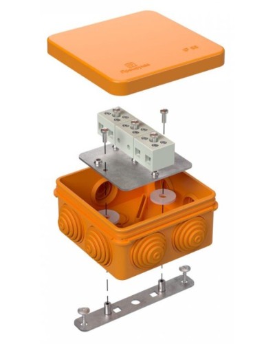 Коробка огнестойкая 80х80х40 (40-0210-FR2.5-6). Коробка огнестойкая для открытой установки. Промрукав в Грозном