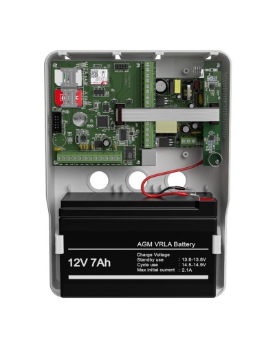 Mega v.5 LTE в корпусе (под АКБ 1,2-7 Ач с БРП 12V 2,5А). Панель охранная радиоканальная. Ритм в Грозном