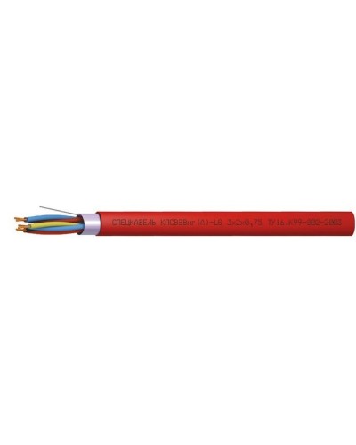 КПСВЭВнг(А)-LS 3х2х0,75 (Спецкабель). Кабель симметричный для систем сигнализации и управления, групповой прокладки, с пониженным дымо- и газовыделением. Спецкабель в Грозном