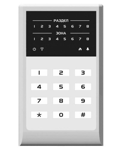 МИРАЖ-КД-04 (grey). Кнопочная кодовая панель. Стелс НПП в Грозном