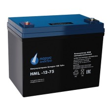 HML-12-75. Аккумулятор герметичный свинцово-кислотный. Связь инжиниринг